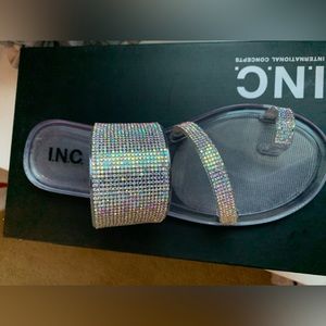 Women Glam Sparkle Jelly Sandal